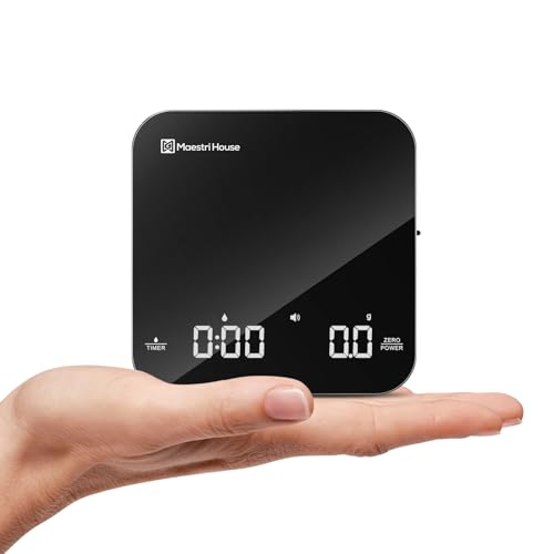Maestri House Mini-Kaffeewaage mit Timer 2 kg/0,1 g